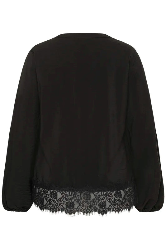 Bluse mit Spitze