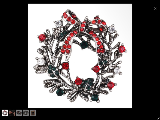 weihnachtliche Broschen
