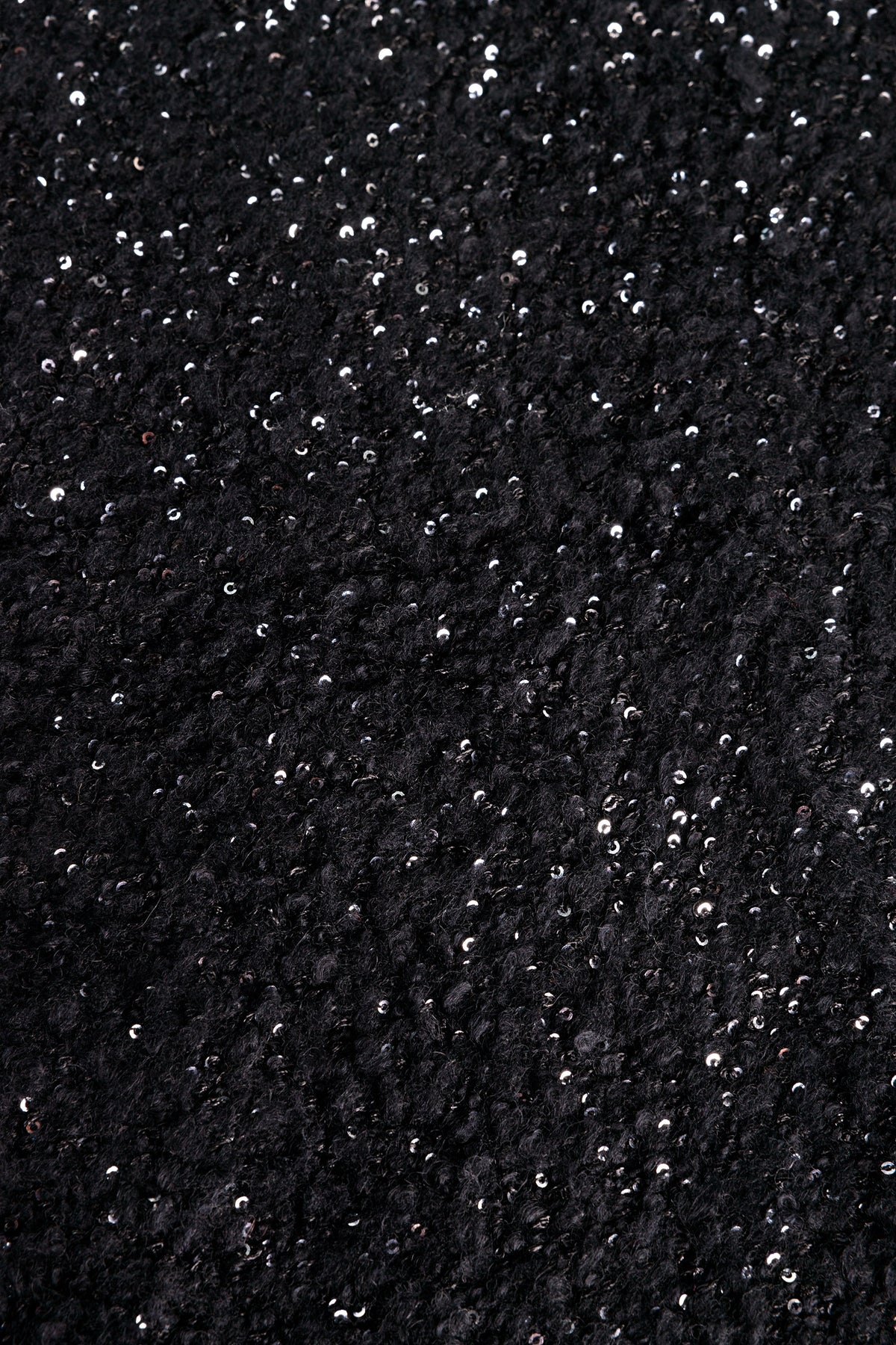 Bouclé-Jacke mit Glitzereffekt