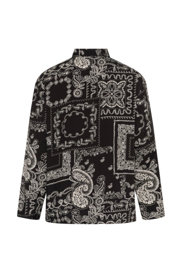 Gemusterte Bluse