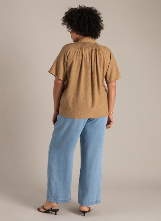 Bluse mit Kragen