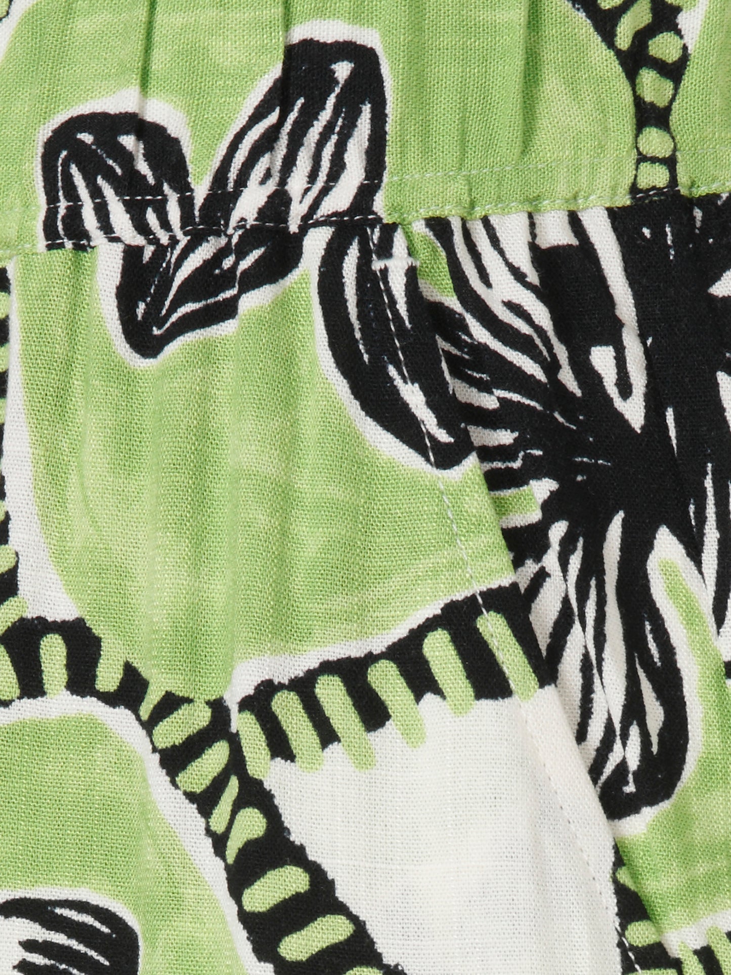 Schlupfhose mit Palmenmuster