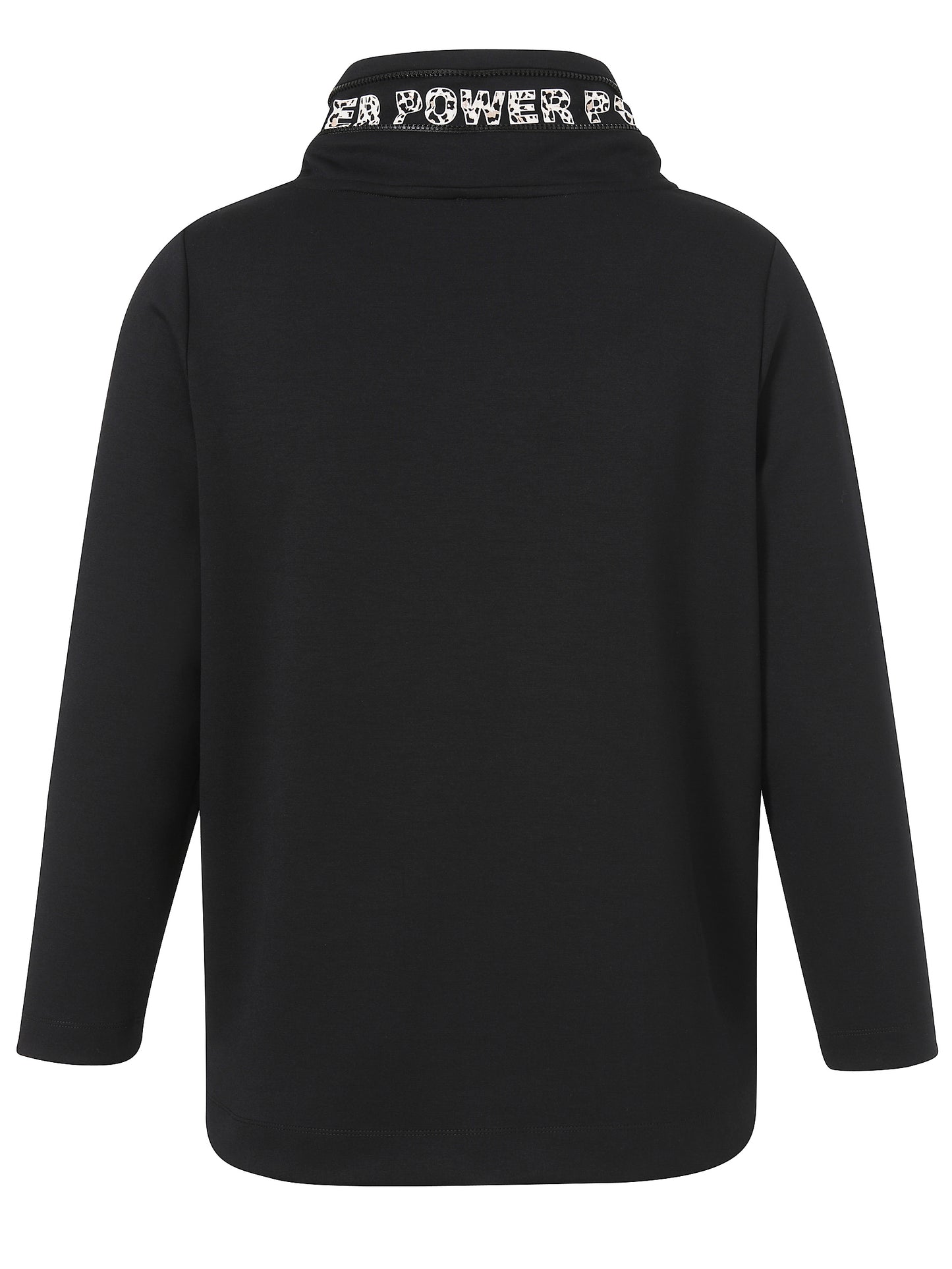 Sweatshirt mit raffiniertem Kragen