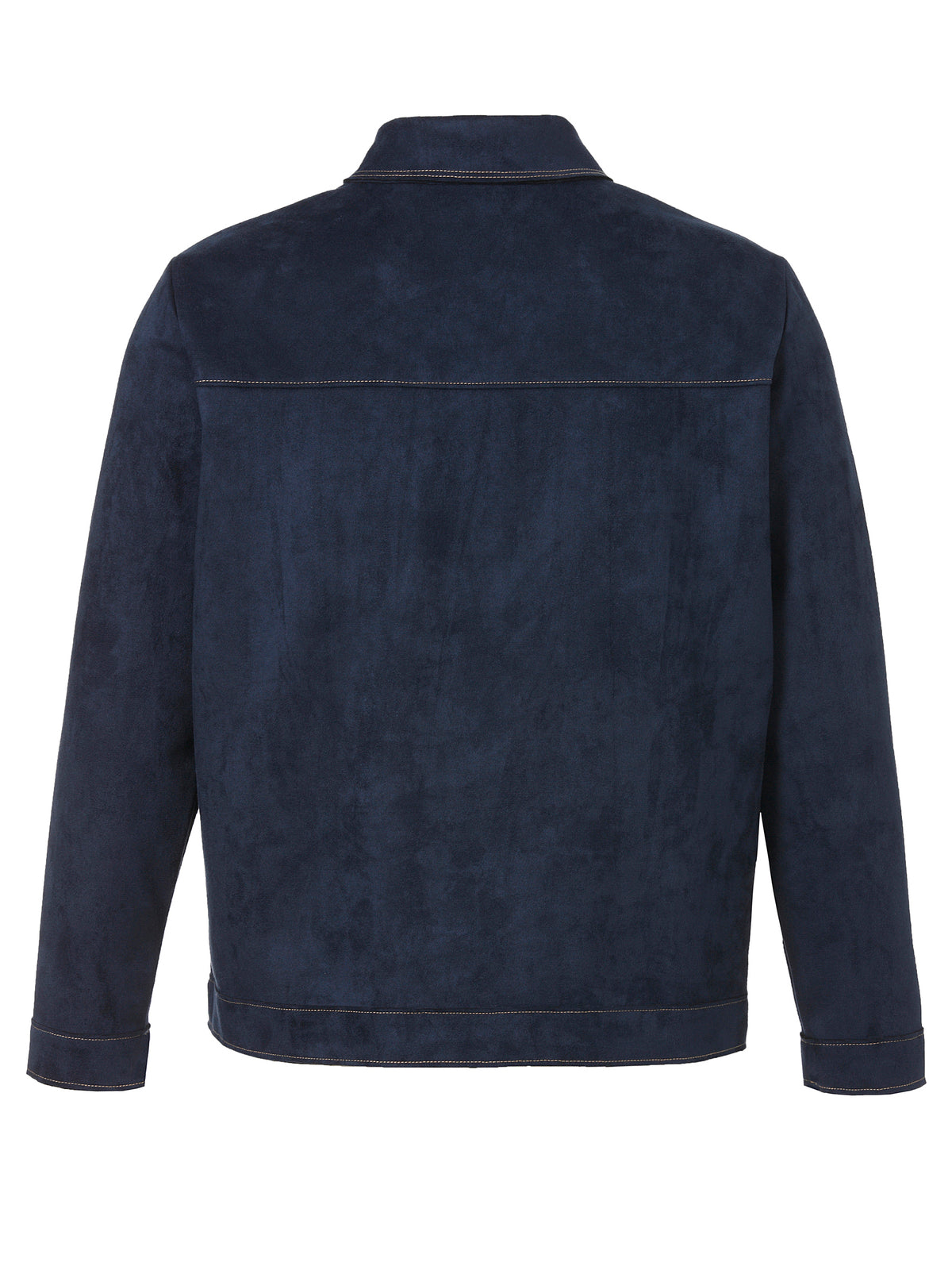 Blazerjacke in Velourleder-Optik