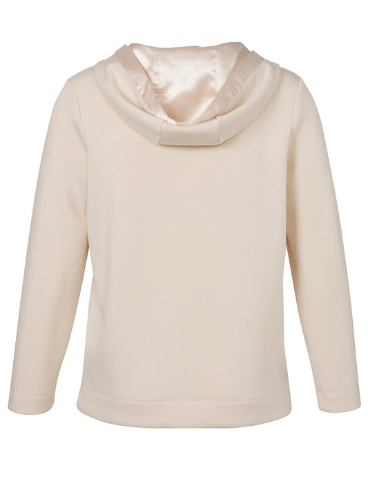 Eleganter Sweater mit Satin-Details