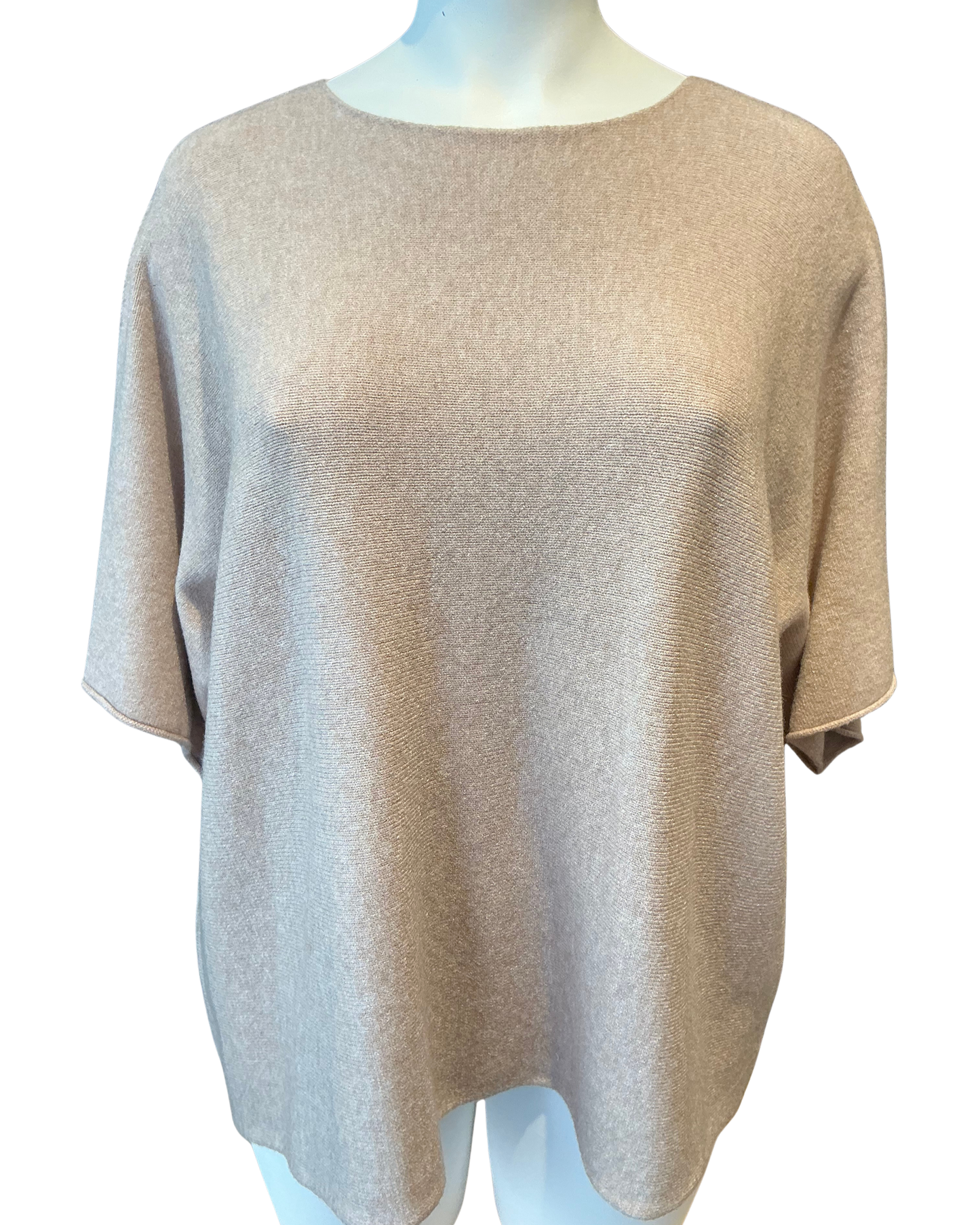 Strickpullover mit überschnittenem Ärmel