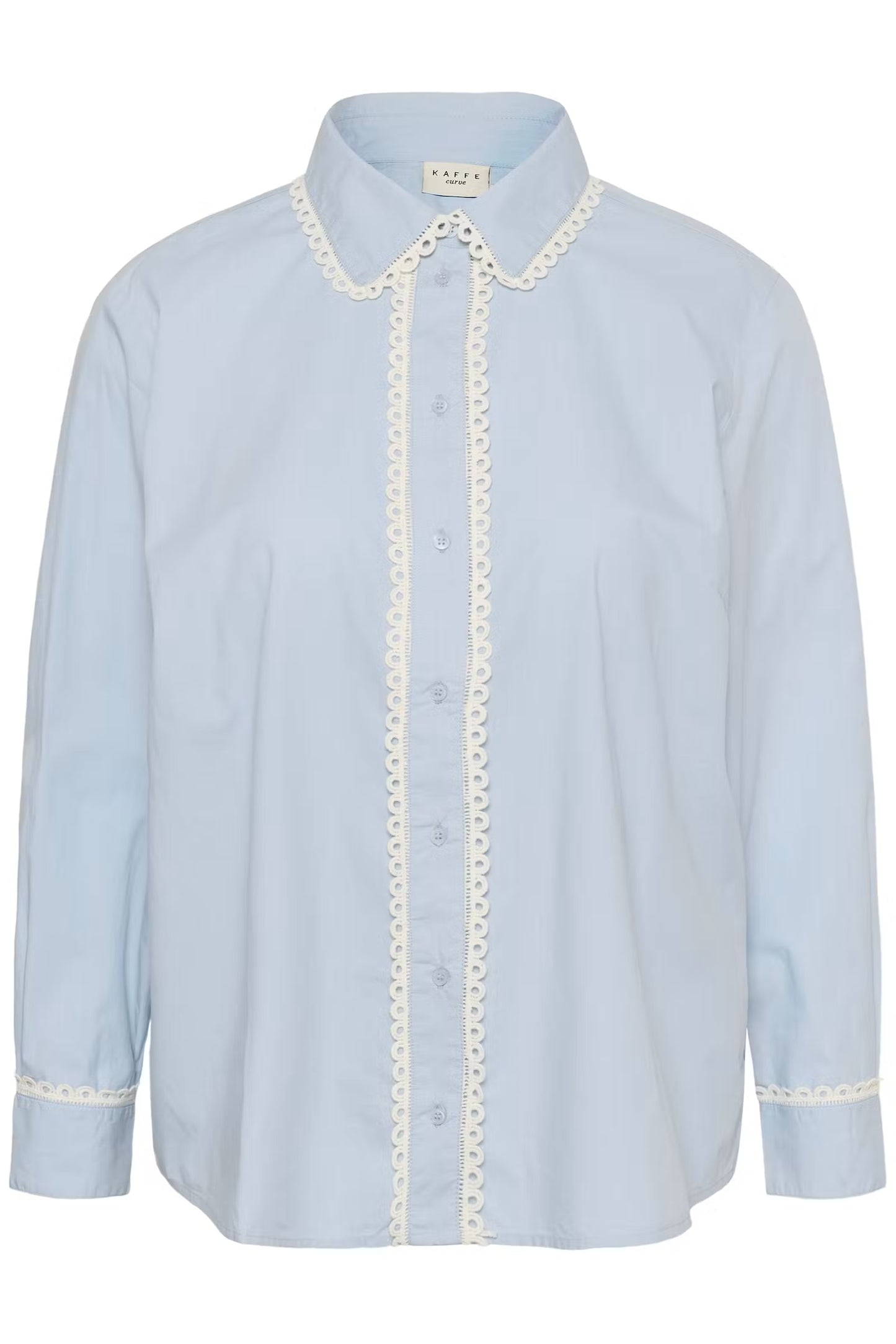 Hemdbluse mit verspielten Details