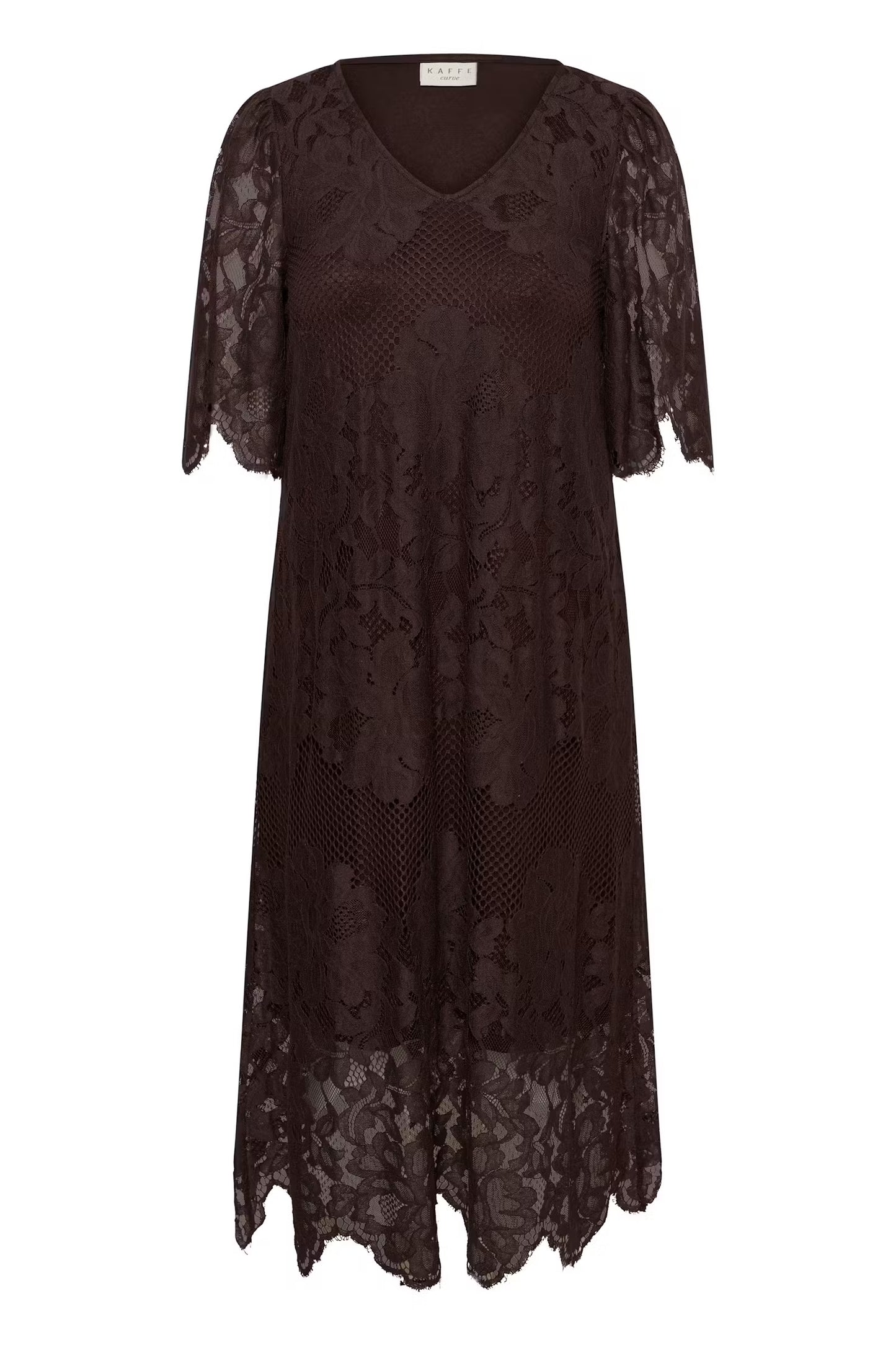 elegantes Kleid mit Spitze