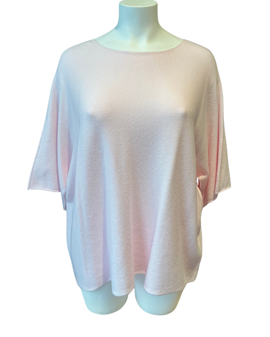 Strickpullover mit überschnittenem Ärmel