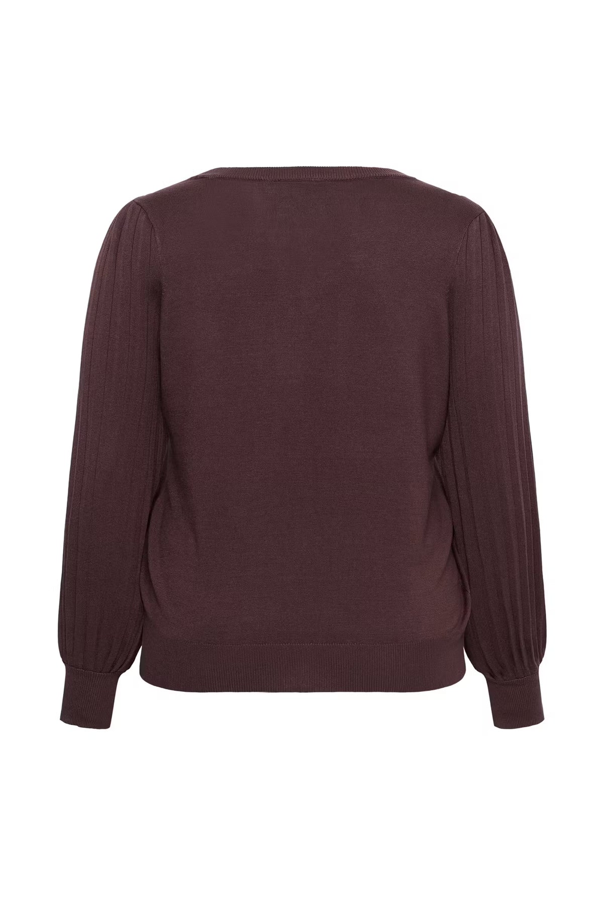 Pulli mit plissiertem Ärmel