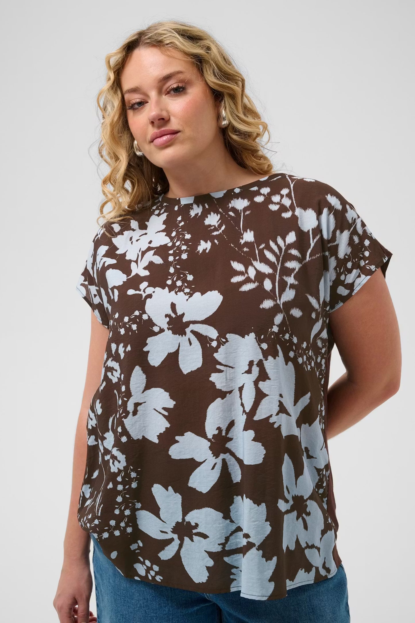 Shirt mit floralem Muster