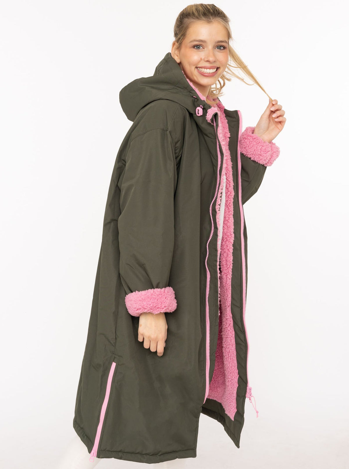 Windjacke mit Teddyfutter