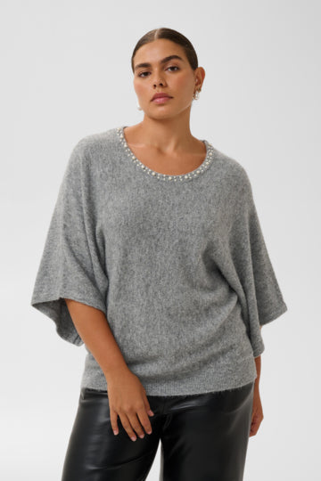 Pulli mit Perlen-Details