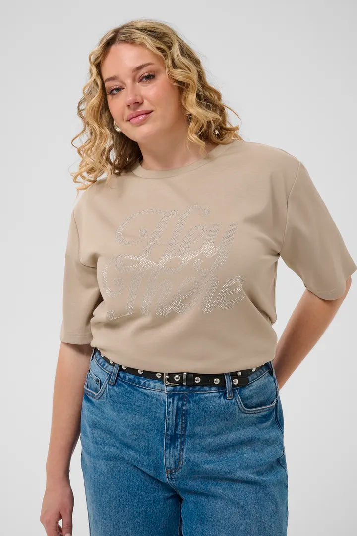 1/2 Arm Shirt mit Glitzer