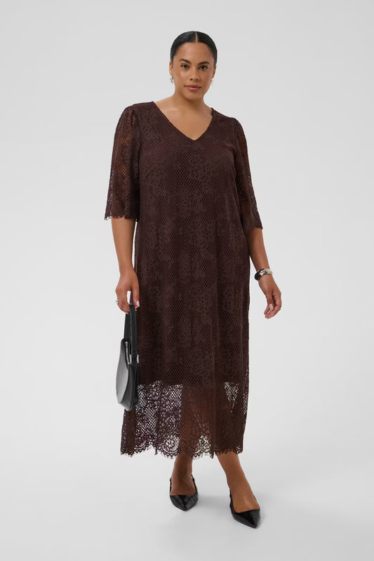 elegantes Kleid mit Spitze