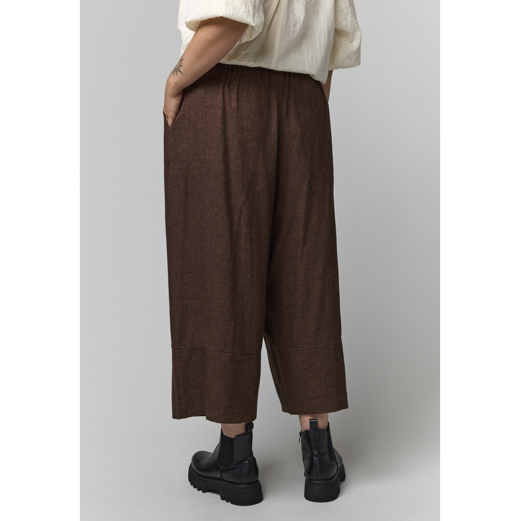 Hose aus Leinen-Mix