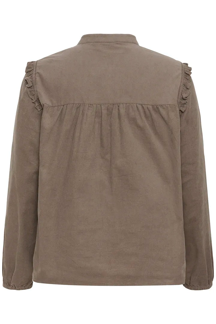 Bluse mit Rüschen