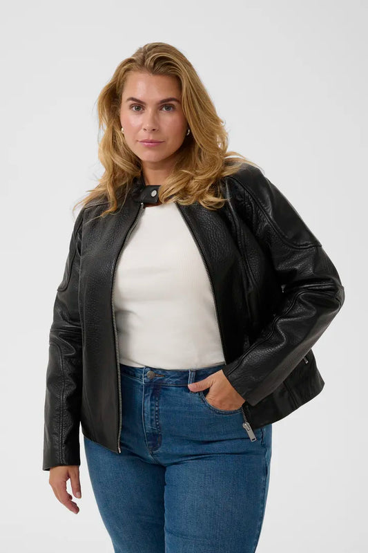 Lederjacke