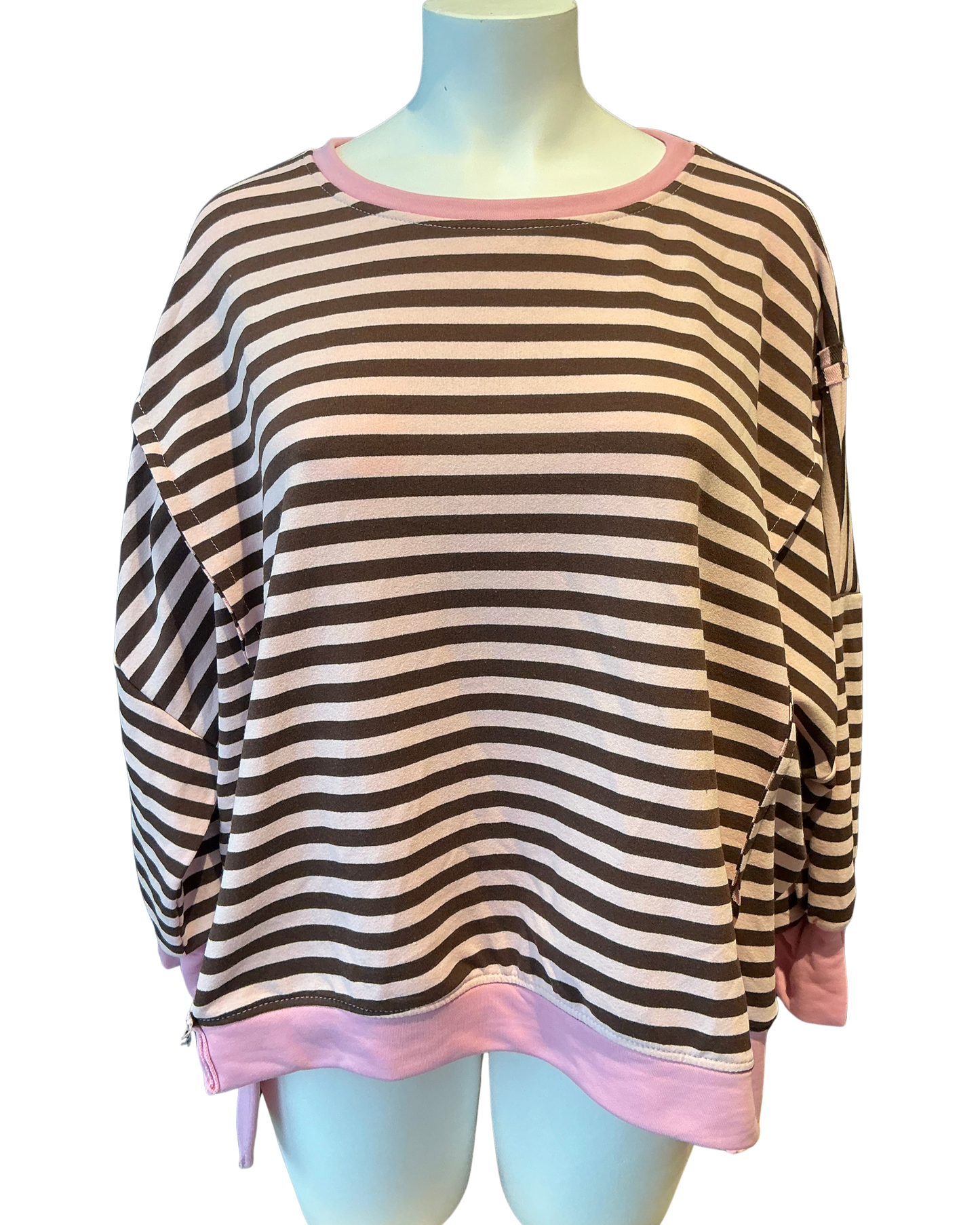gestreifter Sweater