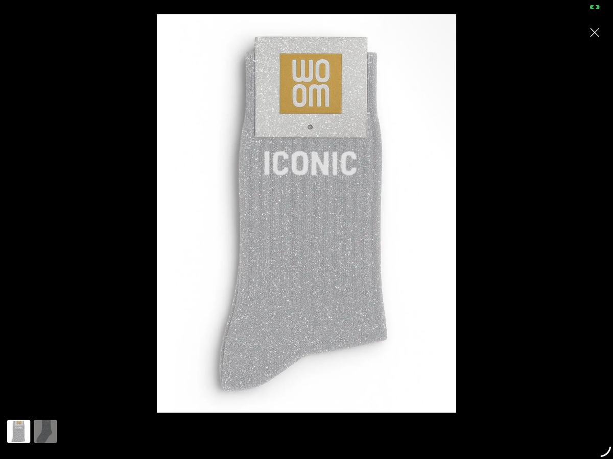 Glitzer-Statement-Socken