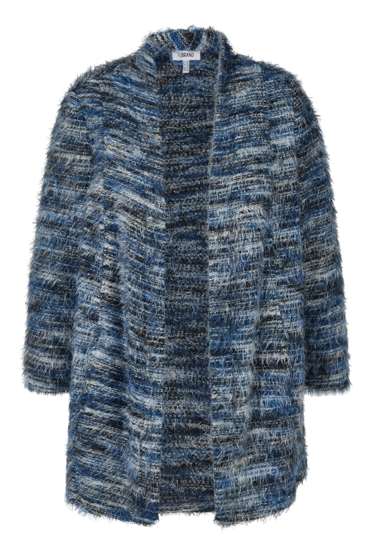 Strickjacke in hairy bouclé