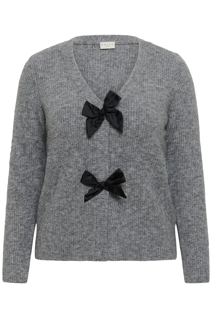 Cardigan mit Schleifen-Details