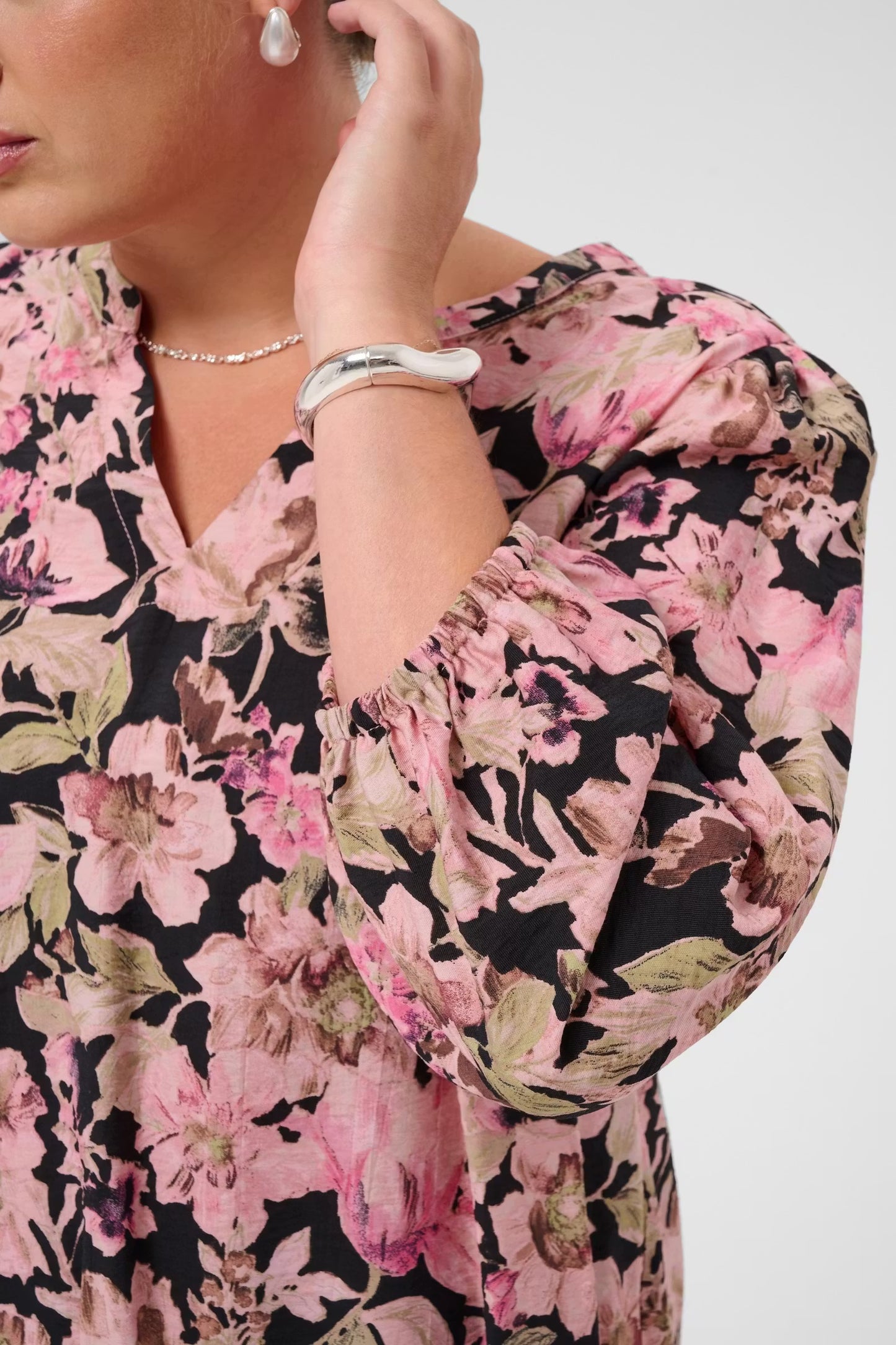 Blusenshirt mit floralem Print