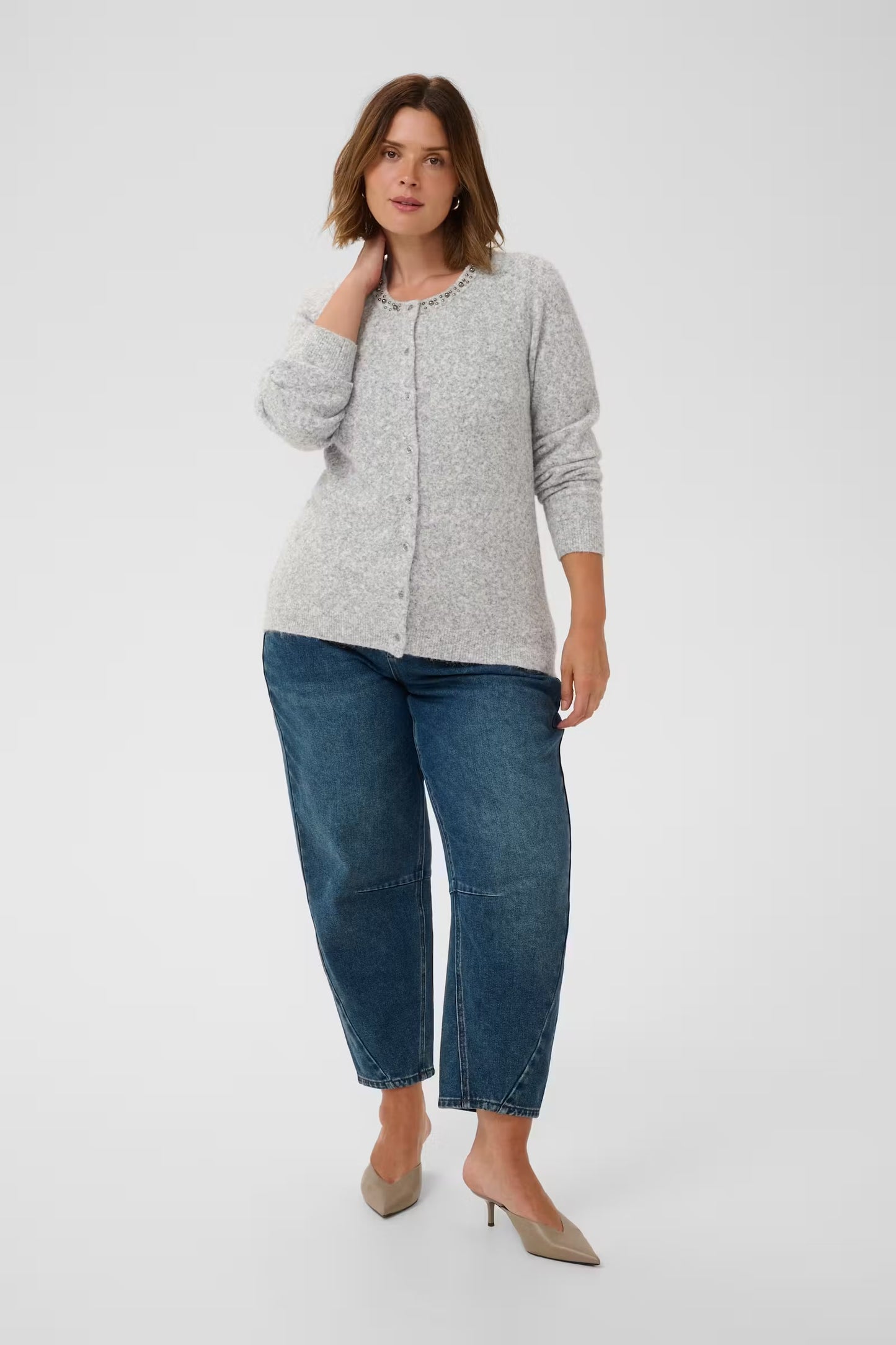 Kurzer Cardigan mit Verzierungen