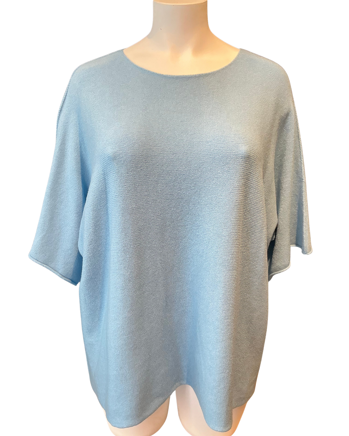 Strickpullover mit überschnittenem Ärmel