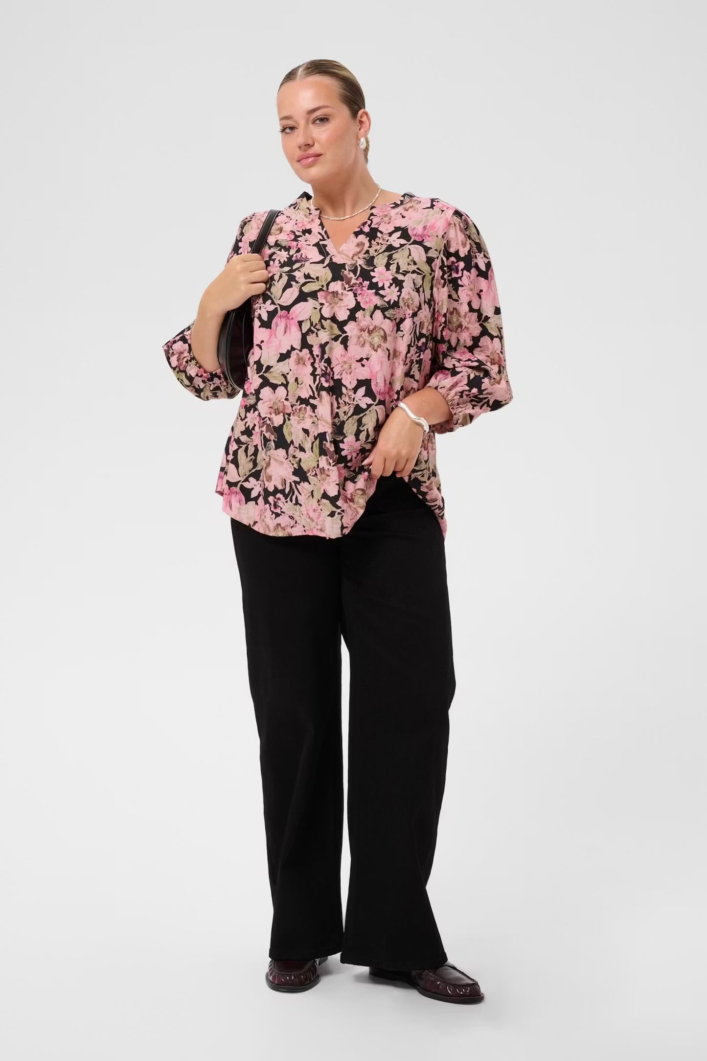 Blusenshirt mit floralem Print