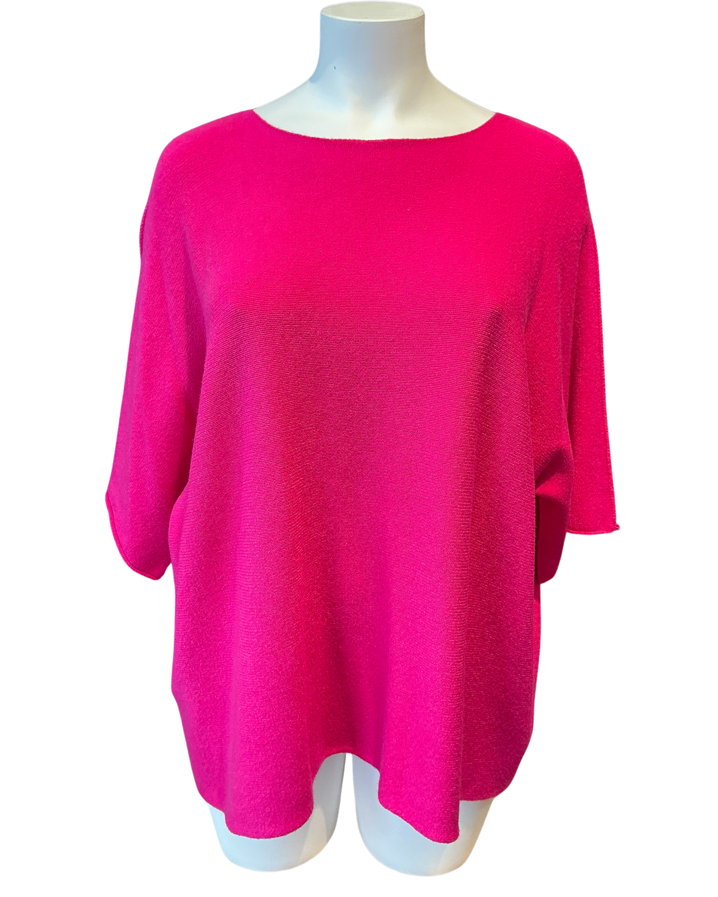 Strickpullover mit überschnittenem Ärmel