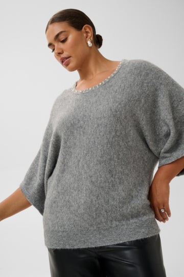 Pulli mit Perlen-Details
