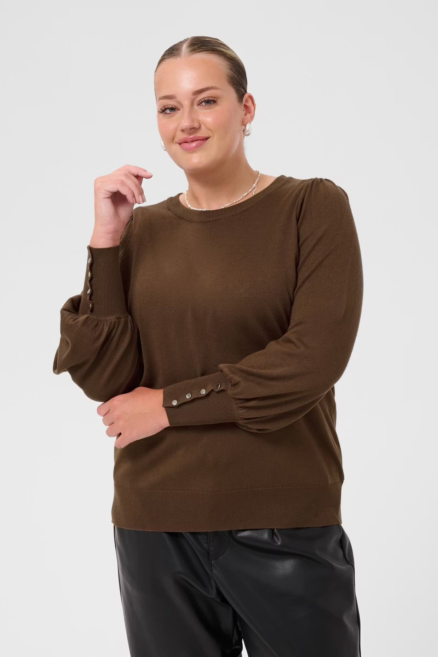 Strickpulli mit coolem Ärmel