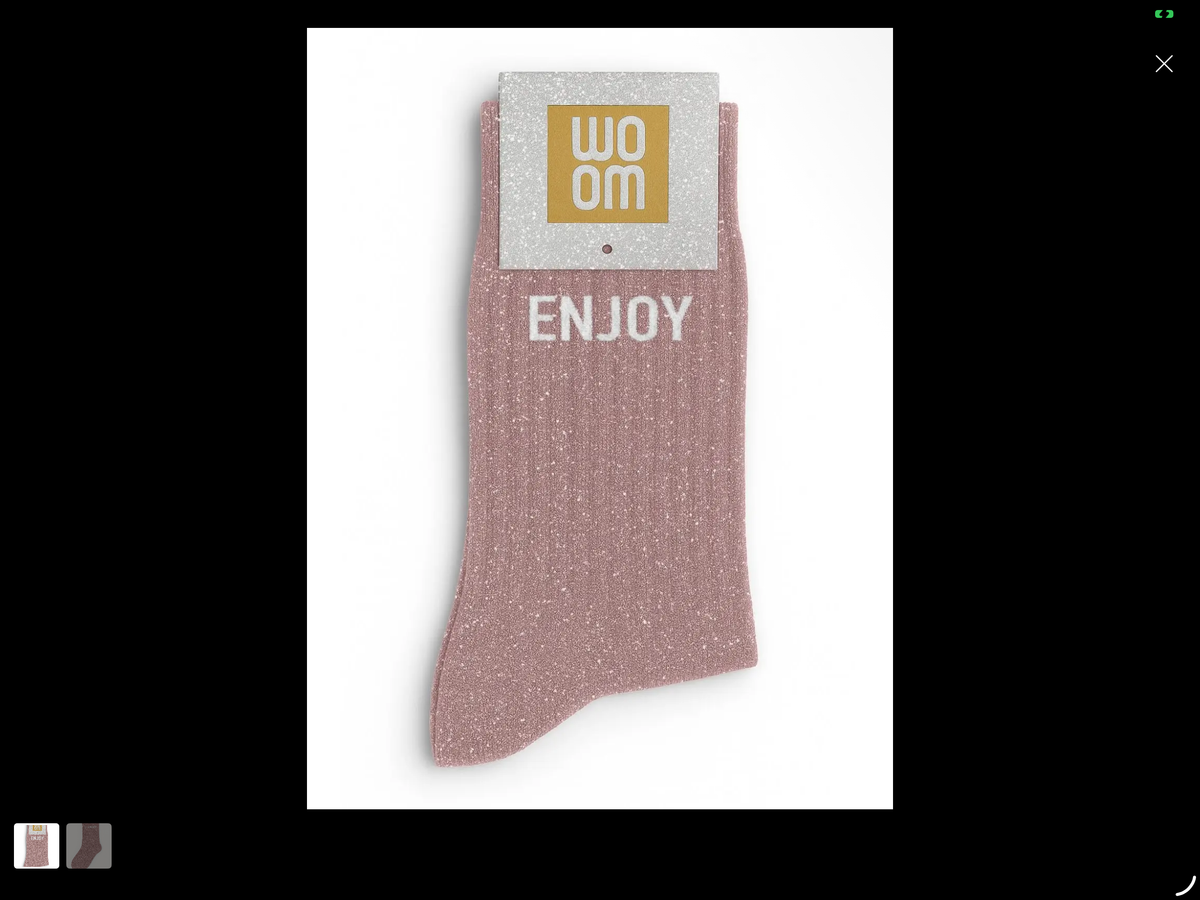 Glitzer-Statement-Socken