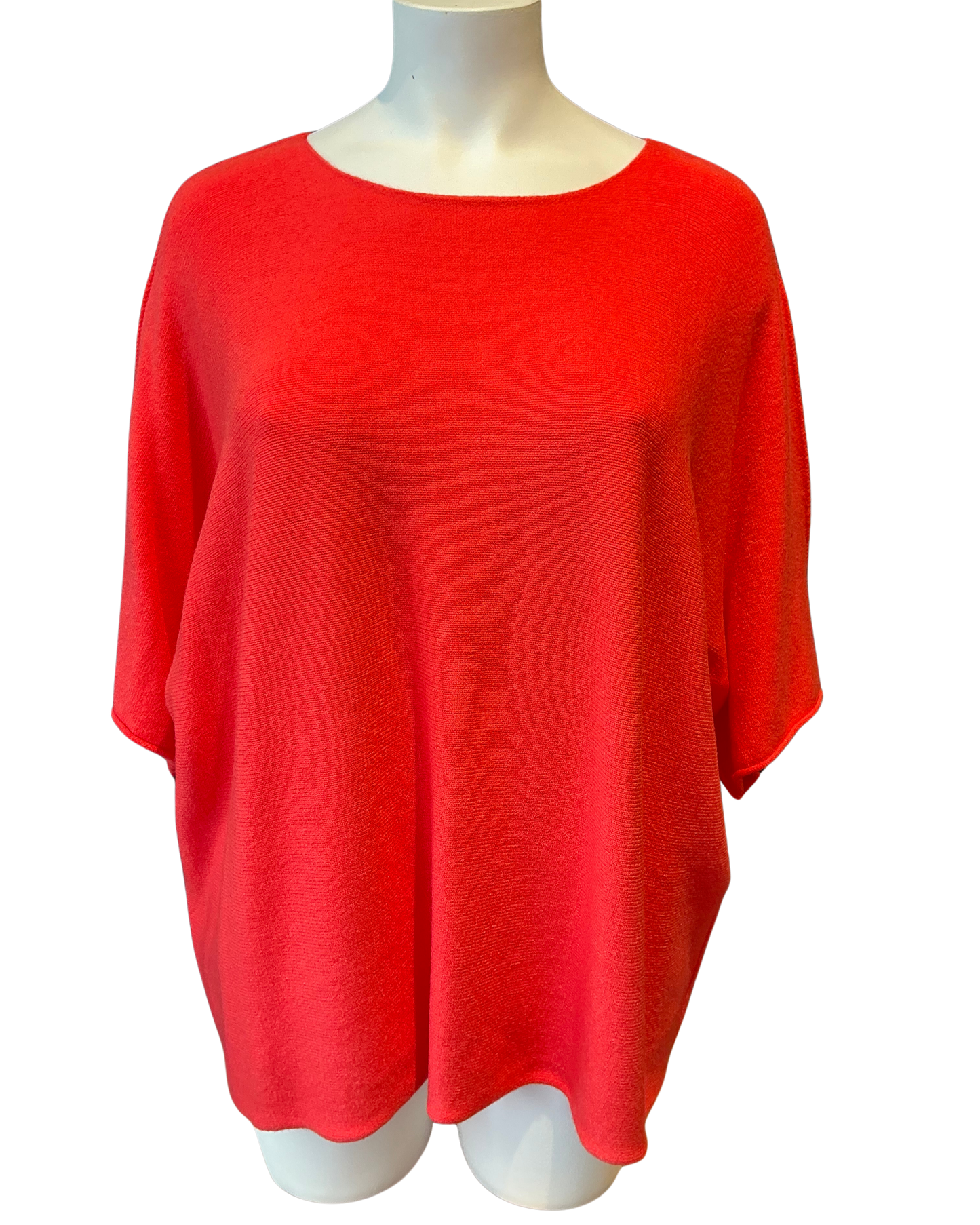 Strickpullover mit überschnittenem Ärmel