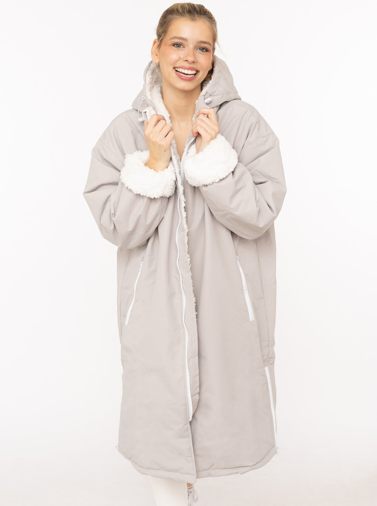 Windjacke mit Teddyfutter