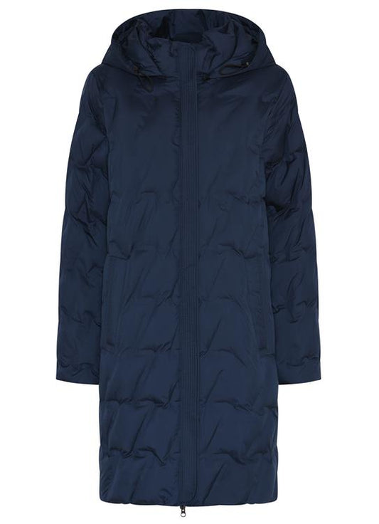Gesteppte Longjacke