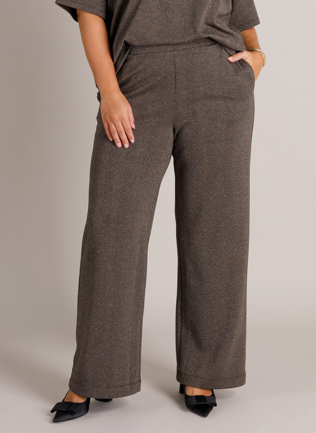 Elegante gemusterte Hose
