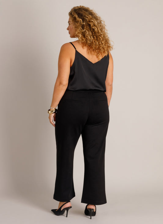 klassische Wide-Leg-Hose