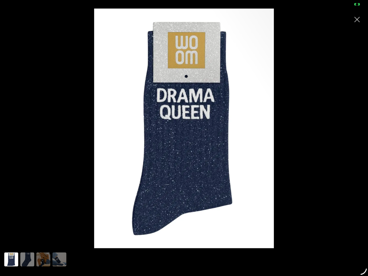 Glitzer-Statement-Socken