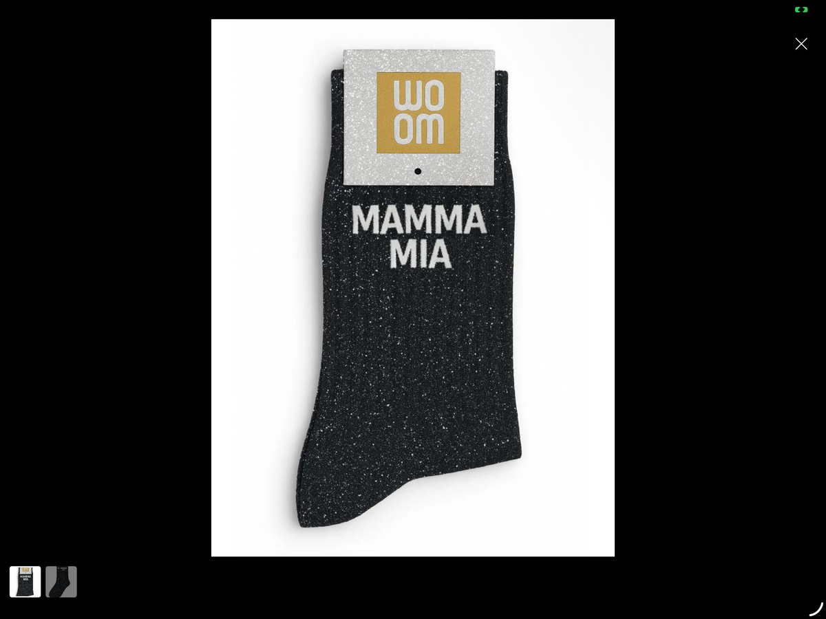 Glitzer-Statement-Socken