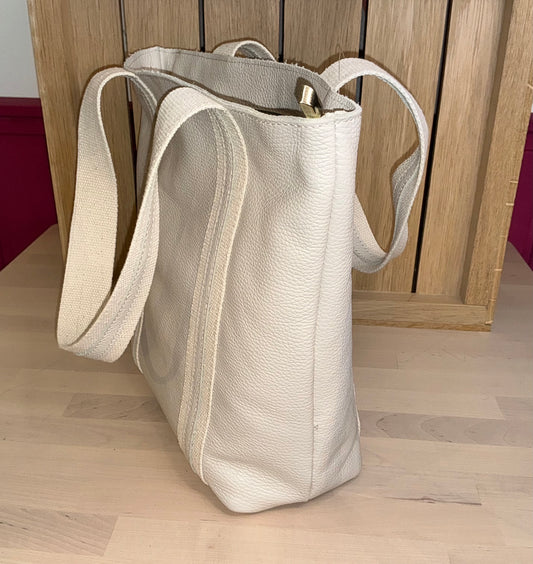 Shopper-Tasche Echtleder