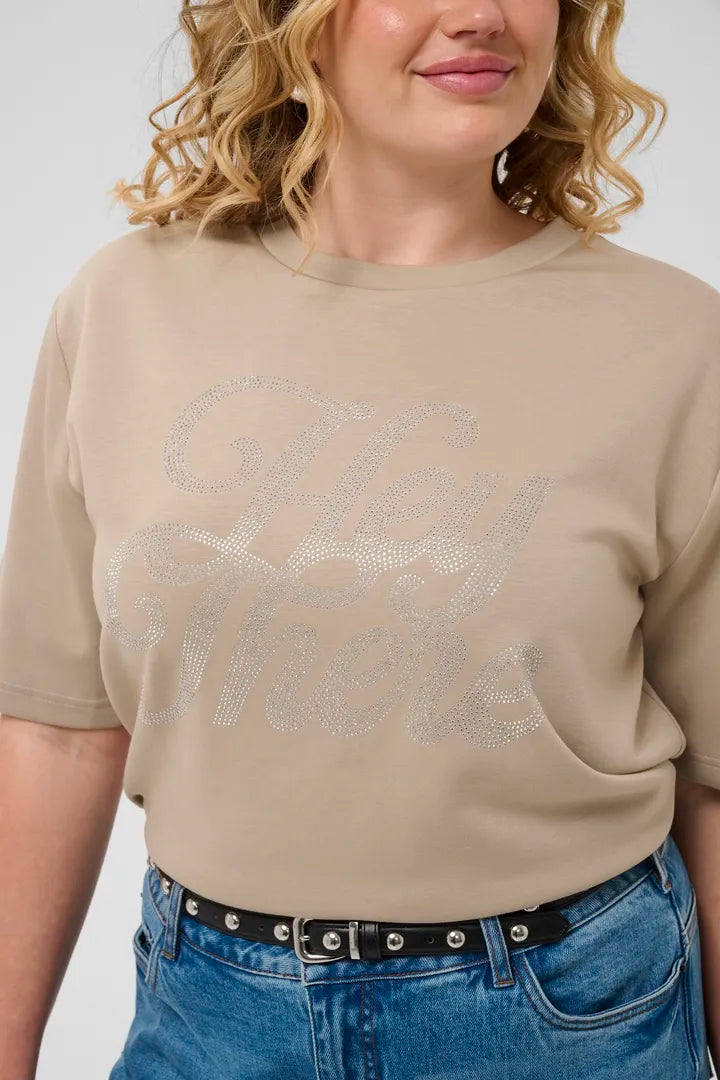 1/2 Arm Shirt mit Glitzer