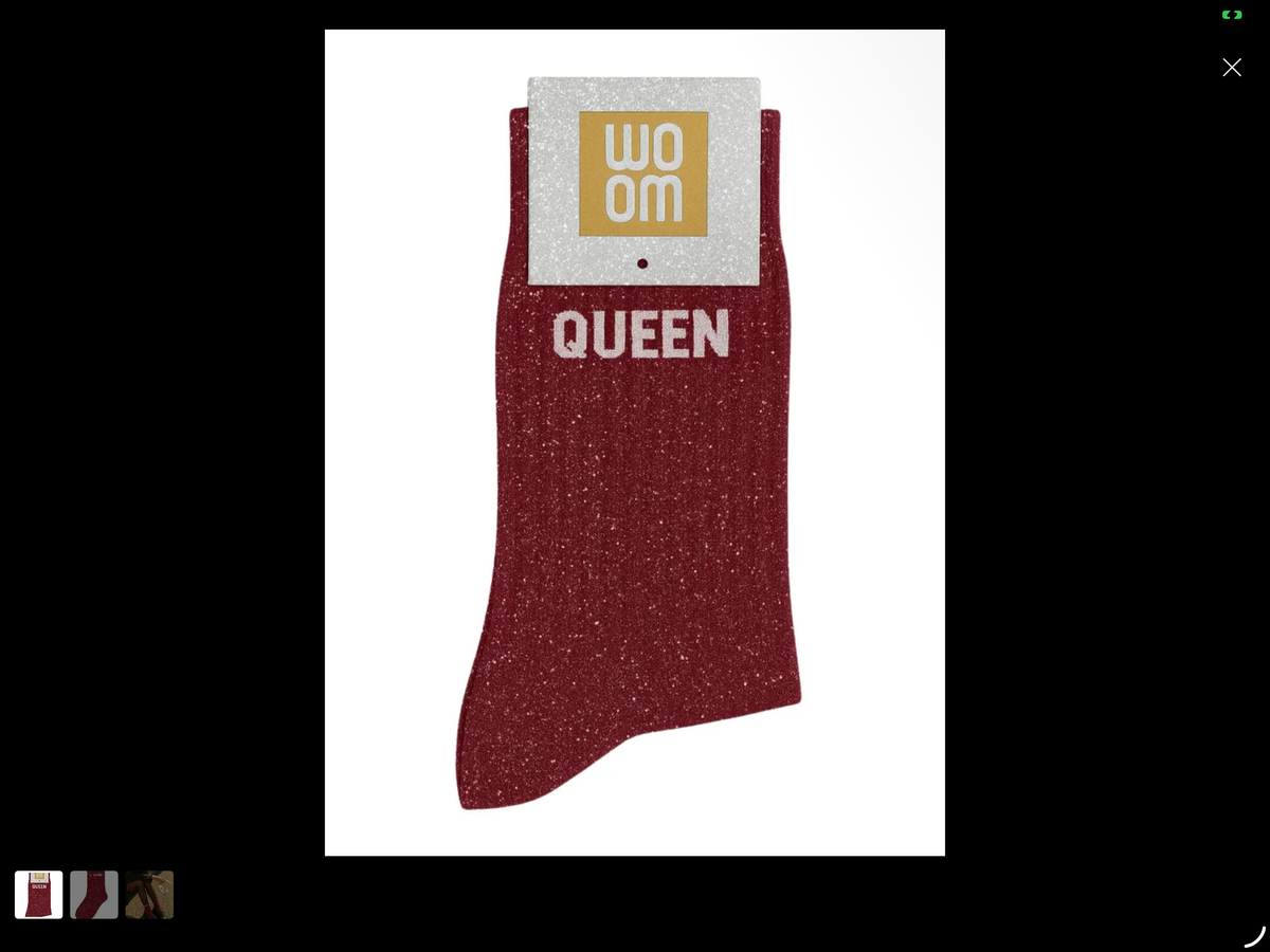 Glitzer-Statement-Socken