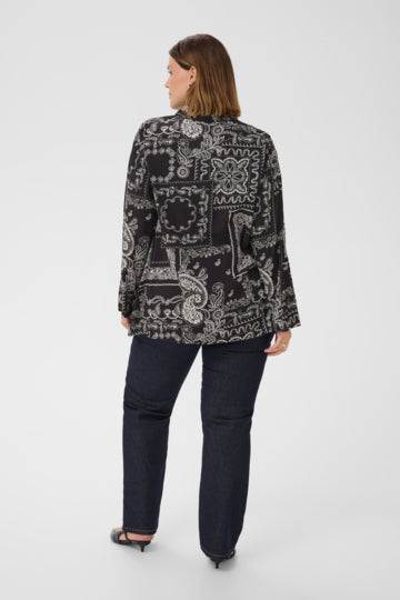 Gemusterte Bluse