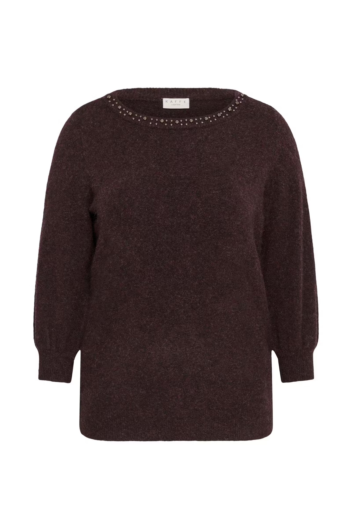 Pullover mit 3/4 Arm und Verzierungen