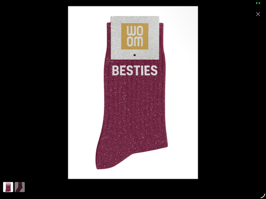 Glitzer-Statement-Socken