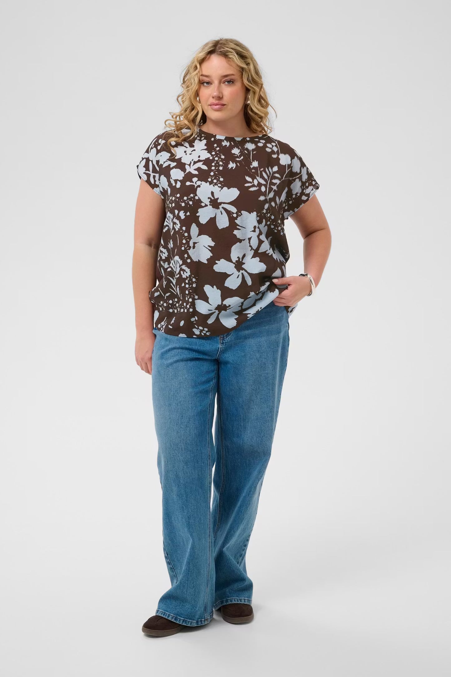 Shirt mit floralem Muster