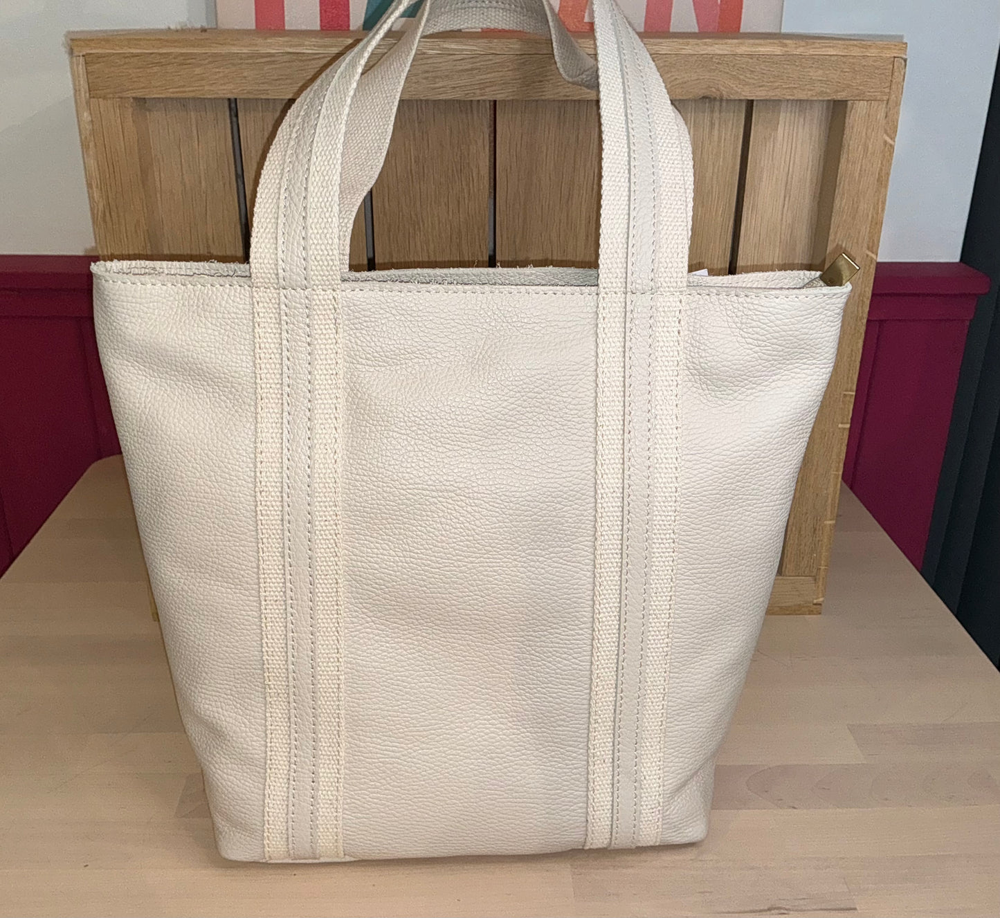 Shopper-Tasche Echtleder