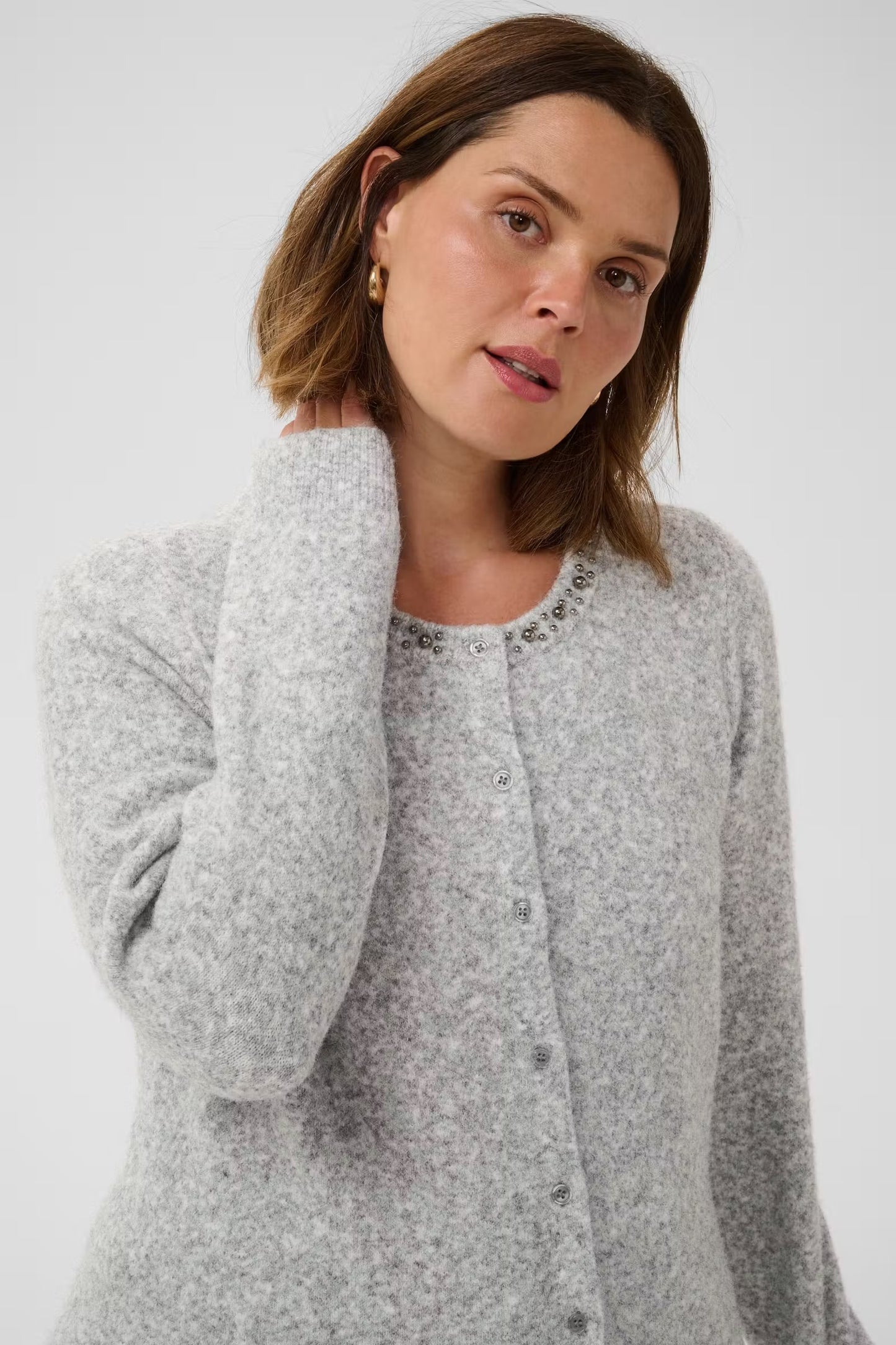 Kurzer Cardigan mit Verzierungen